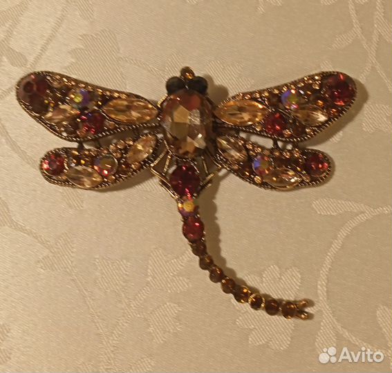 Брошь- подвеска стрекоза