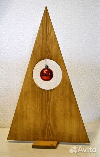 Елка новогодняя декоративная из массива сосны