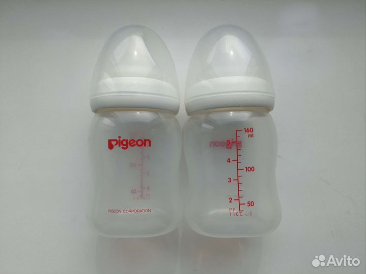 Бутылочки Pigeon с широким горлышком (цена за обе)