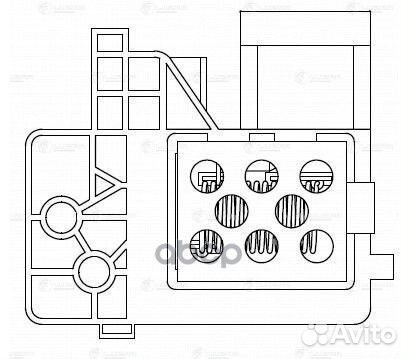 Регулятор вентилятора renault/lada logan/vesta