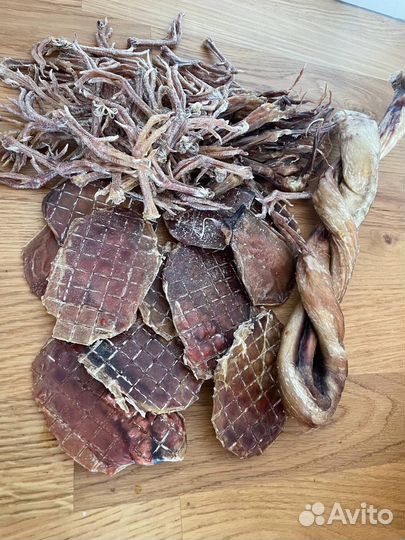 Сушеные лакомства для собак