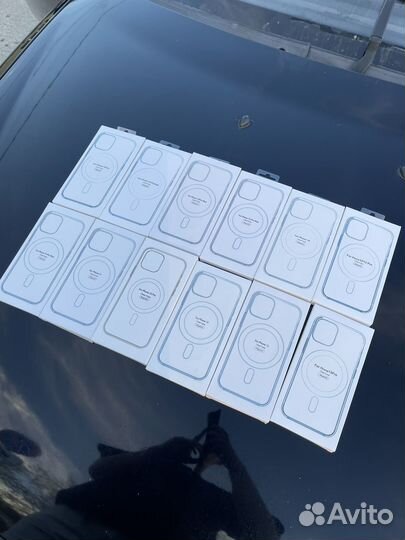 Оригинал Чехол на iPhone 11/12/13/14/15 MagSafe