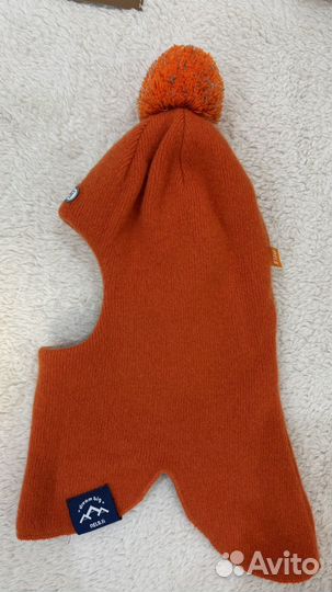 Шапка шлем зимняя для мальчика 52 р-р