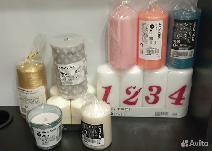 Свечи IKEA икеа