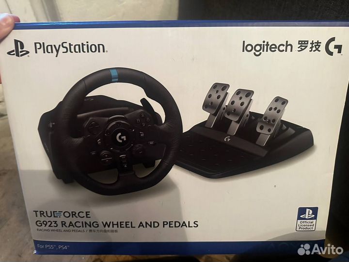 Игровой руль Logitech G923+ диск Gran Turismo 7