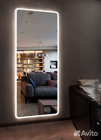 Зеркала ростовое напольное с подсветкой/панно