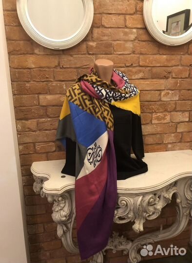 Платок,пашмина,шарф- fendi Фенди»