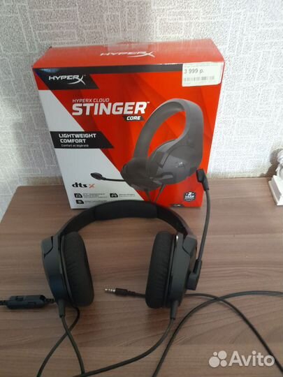 Игровые наушники hiperx cloud stinger core