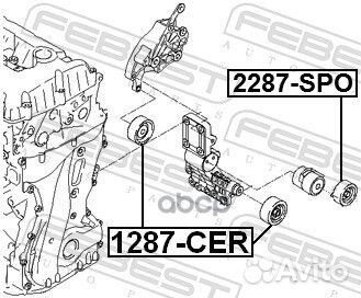 Ролик натяжной комплект 2287SPO Febest