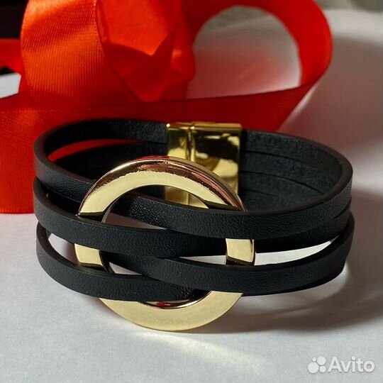 Браслет женский из кожи