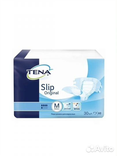 Памперсы для взрослых размер m по 30 штук