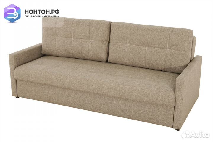 Диван еврокнижка Норд темно-бежевый