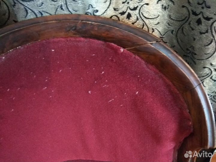 Кресло полукресло антик под реставрацию бу