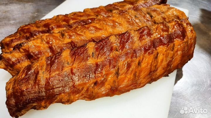 Ребра свиные копченые горячего копчения