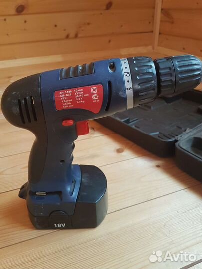 Дрель шуруповерт Dorkel DRA-18/2, беспроводная