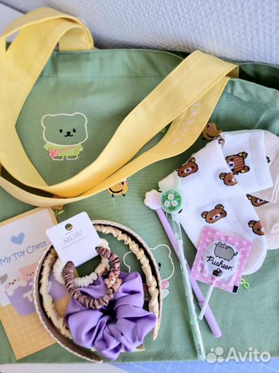 Подарочная коробочка с милыми вещицами Мишки