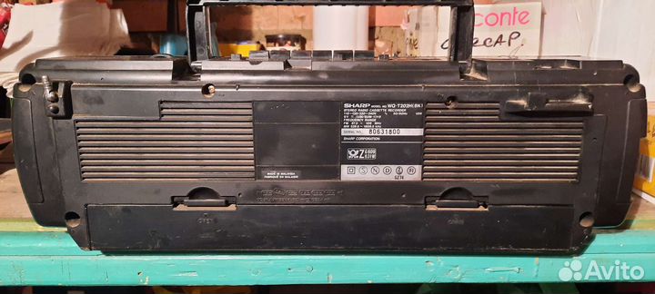 Магнитофон sharp wq t202