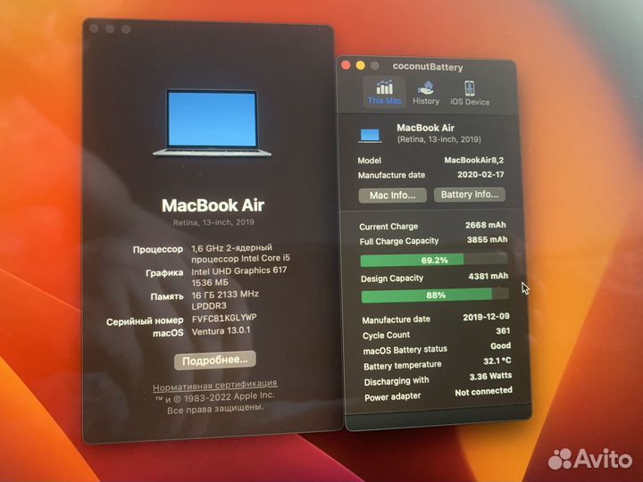 Топ MacBook Air 2020 Retina 16 gb 256 ssd