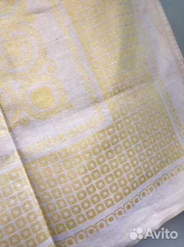 Новая Скатерть 140*170 Лен СССР