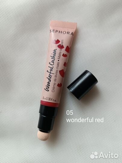 Блеск для губ Sephora кушон красная