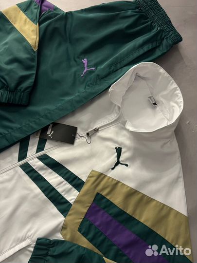 Спортивный костюм Puma белый ретро винтаж