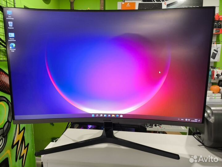 Монитор Samsung 32 изогнутый 75гц