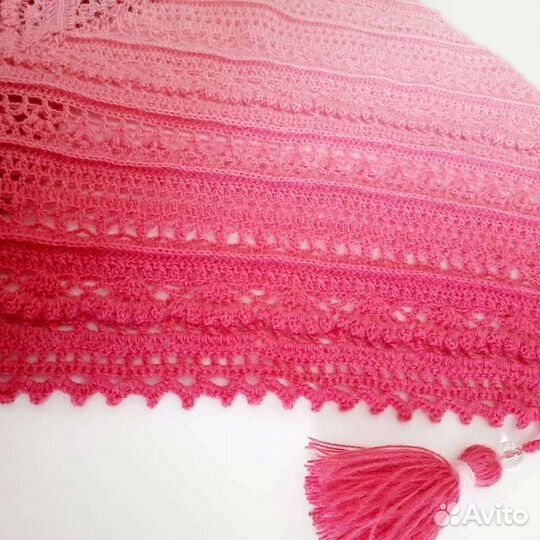 Шаль/бактус/косынка ручной работы