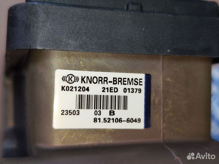 Модулятор EBS knorr k021204 ман 81.52106-9049