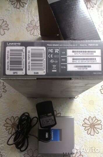 Телефонный адаптер Linksys PAP2T