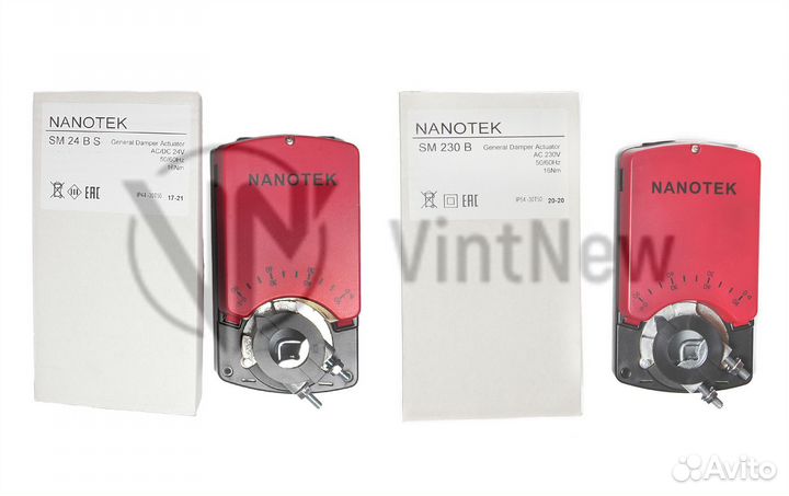 Приводы вентиляции Nanotek