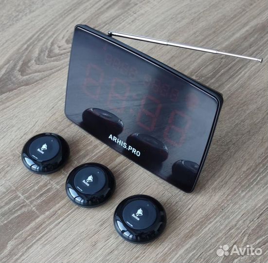 Кнопка вызова официанта, табло вызова - комплект