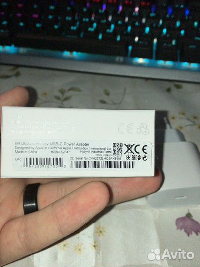 2 блока питания apple 20W оригинал