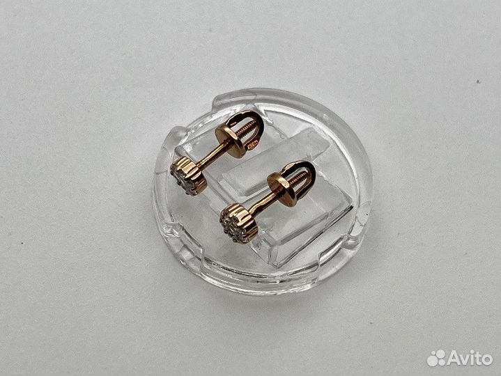 Золотые серьги 585 пробы