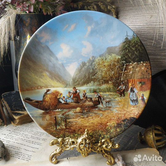 Антиквариат из Европы. Настенная тарелка