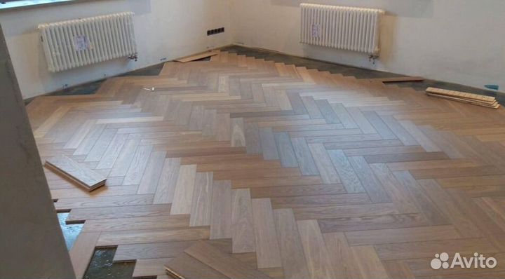 Инженерная доска с укладкой