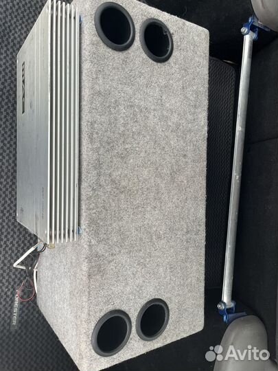 Сабвуфер carrozzeria с усилителем MAC