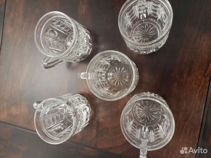 Рюмки, стопки хрустальные