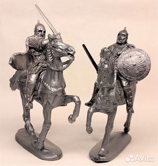 Солдатики конные Римляне Викинги Рыцари Русичи