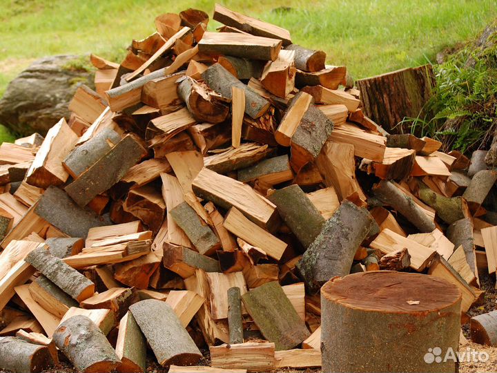 Дрова колотые ольха