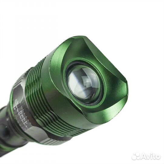 Фонарь ручной большой, свет 500 м, корпус металл