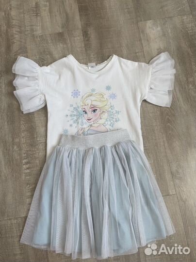 Вещи пакетом на девочку 6 лет, манго и крокид