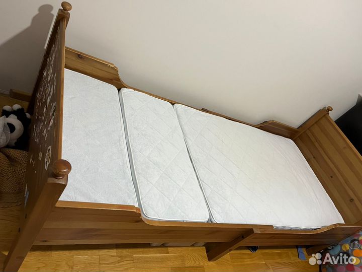 Кровать Икeа Лeксвик + матрас