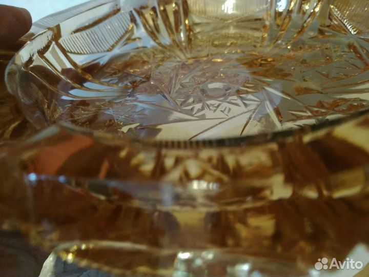 Пепельница хрустальная СССР
