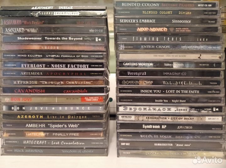 CD диски (рок/метал) + редчайшие экземпляры