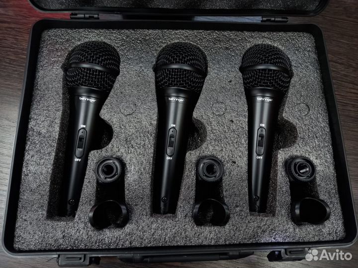Микрофон динамический (комплект из 3 шт) Behringer
