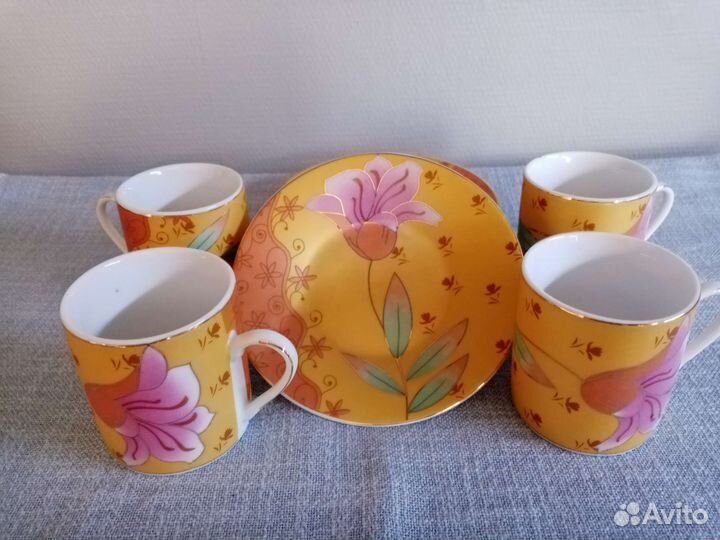 Кофейный набор, сахарница + молочник