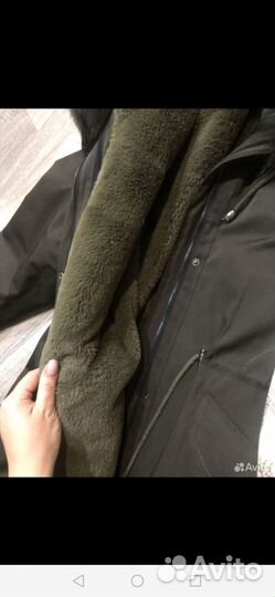 Парка с натуральным мехом 50 52