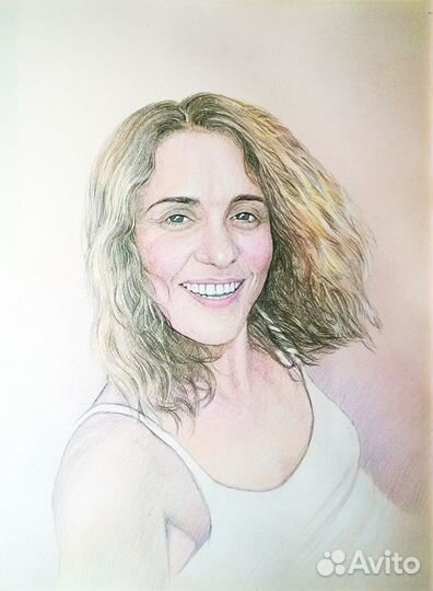 Профессиональный портрет с фото, карандаш, масло