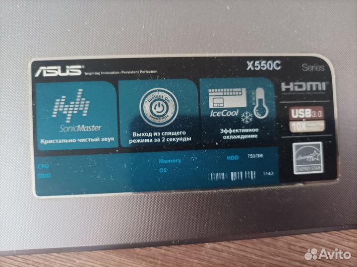 Ноутбук asus