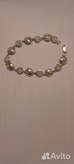 Браслет серебро женский
